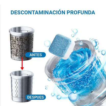 ✨2X1✨ Pastillas Premium para Lavadora ⚡ – ✅ Limpieza Profunda & Adiós al Mal Olor 🧼