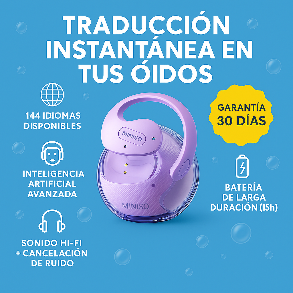 Lingora™ Pro – Auriculares Traductores con IA