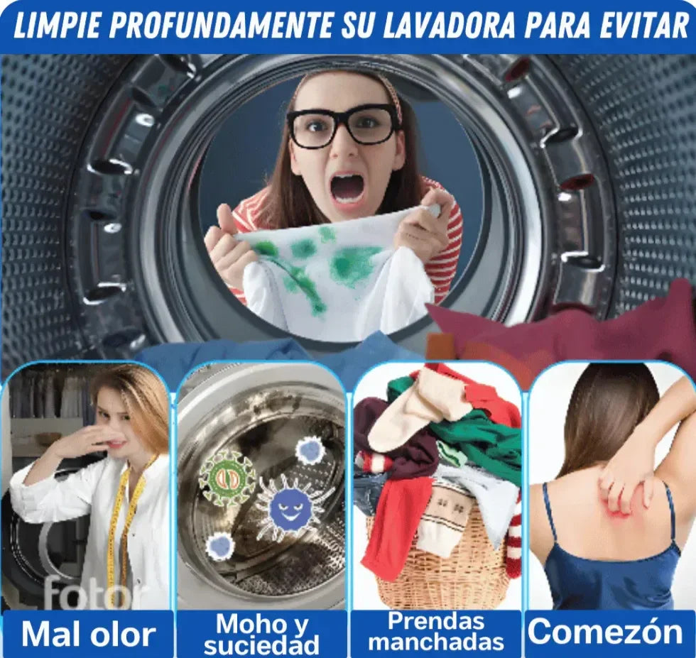 ✨2X1✨ Pastillas Premium para Lavadora ⚡ – ✅ Limpieza Profunda & Adiós al Mal Olor 🧼