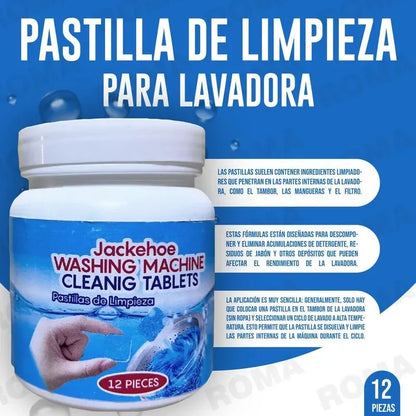 ✨2X1✨ Pastillas Premium para Lavadora ⚡ – ✅ Limpieza Profunda & Adiós al Mal Olor 🧼
