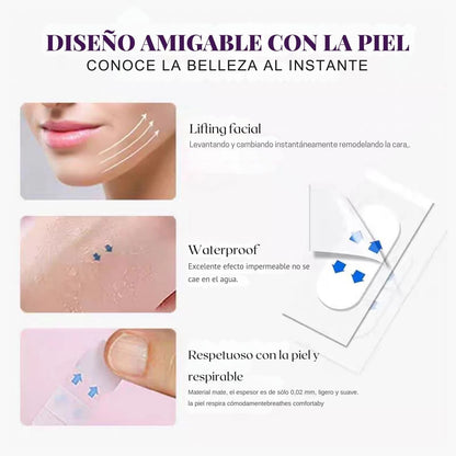 InvisiLift™ – Parches Faciales Lifting (40uni x Caja)