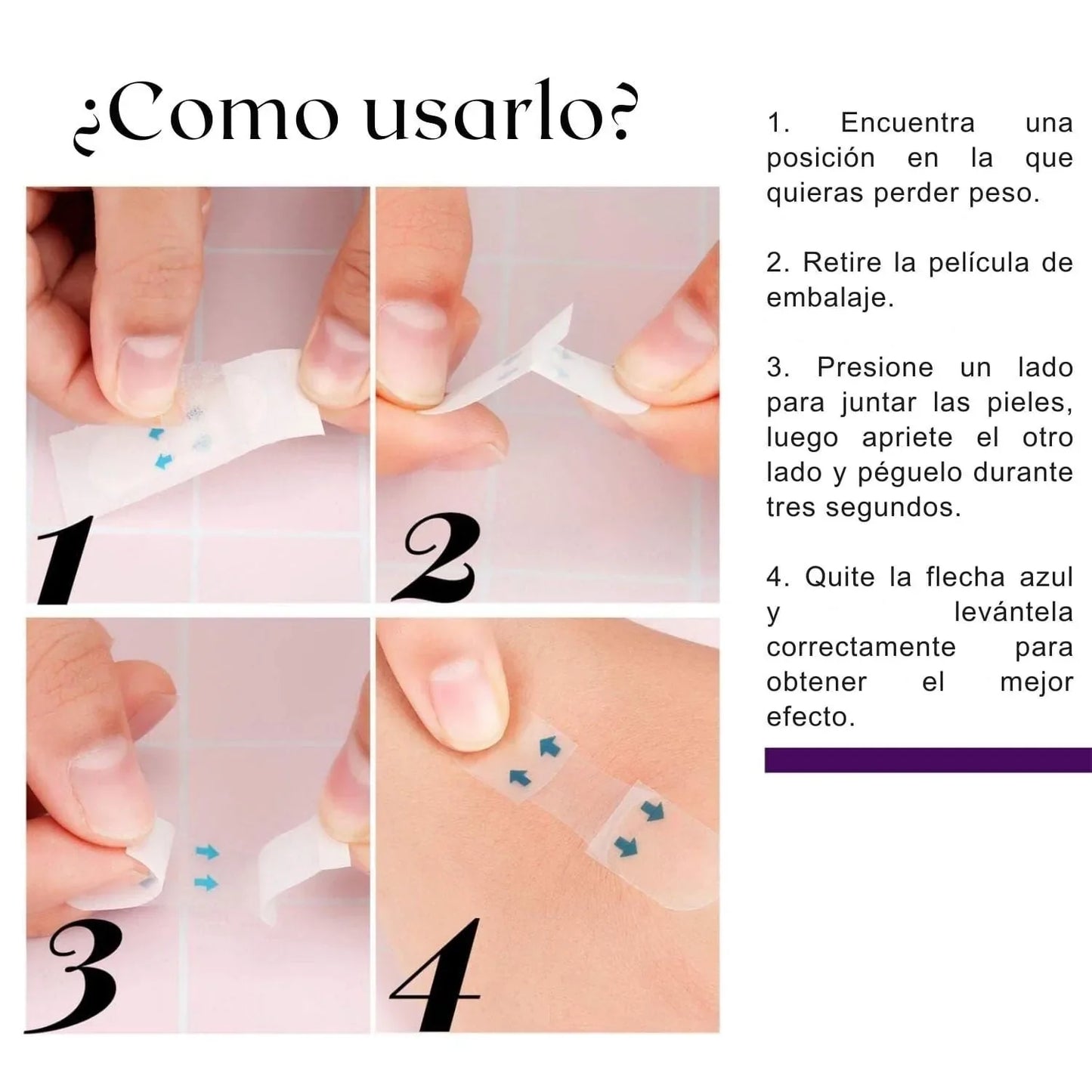 InvisiLift™ – Parches Faciales Lifting (40uni x Caja)